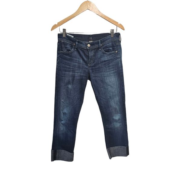 Citizens of Humanity Jeans Women 27 Blue Dani Cropped Straight Leg Stretch‎ - Picture 4 of 4